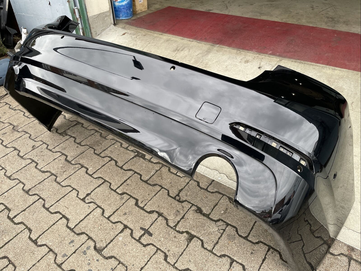 BMW G30 LIMOUSINE Basis Stoßstange PDC PARKASSISTENT HINTEN SCHWARZ II 7387294