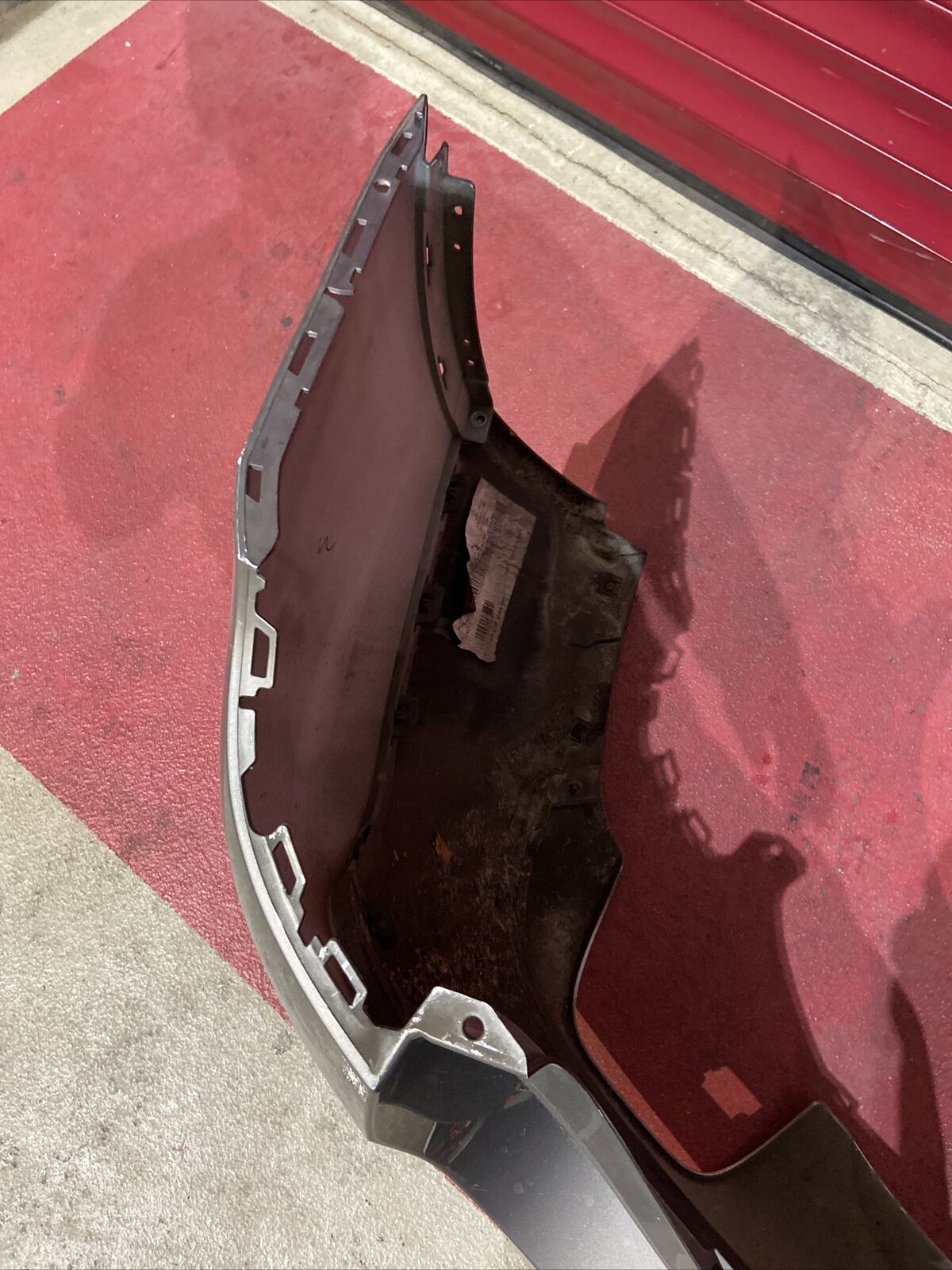 ORIGINAL BMW X1 E84 Stoßstange hinten KOMPLETT OHNE PDC Löcher VORFACELIFT