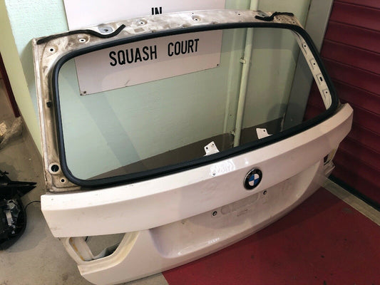 ORIGINAL BMW E91 LCI FACELIFT HECKKLAPPE TOURING ALPINWEISS