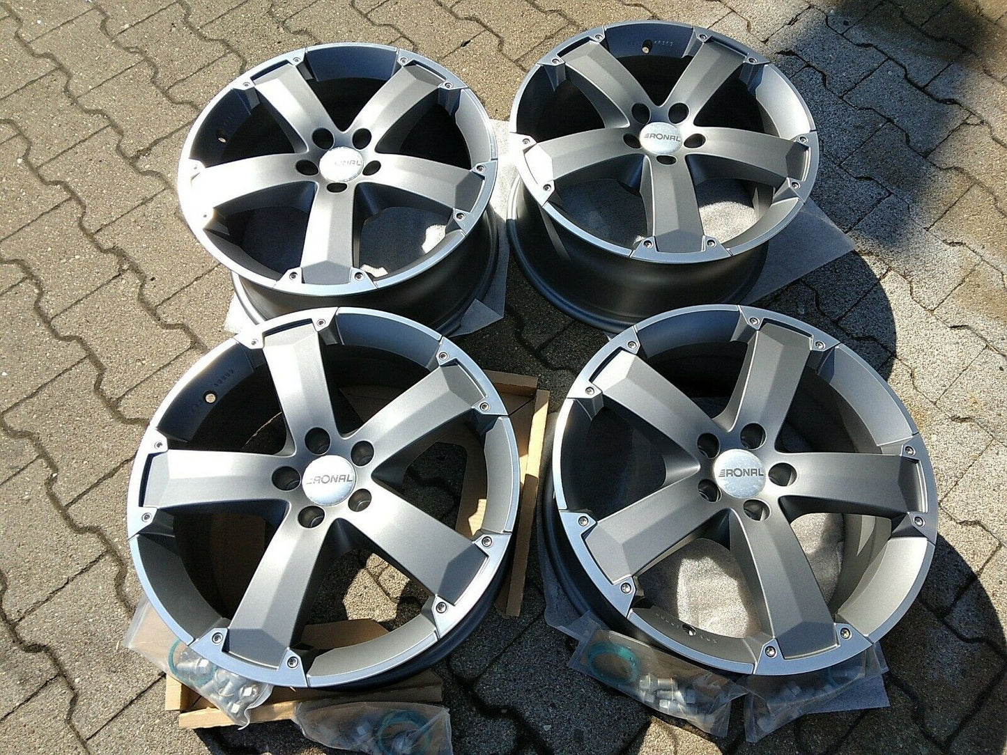 BMW AUDI Mercedes 17" RONAL R47 Alufelgen NB82 Anthrazit hornkopiert KBA 46257