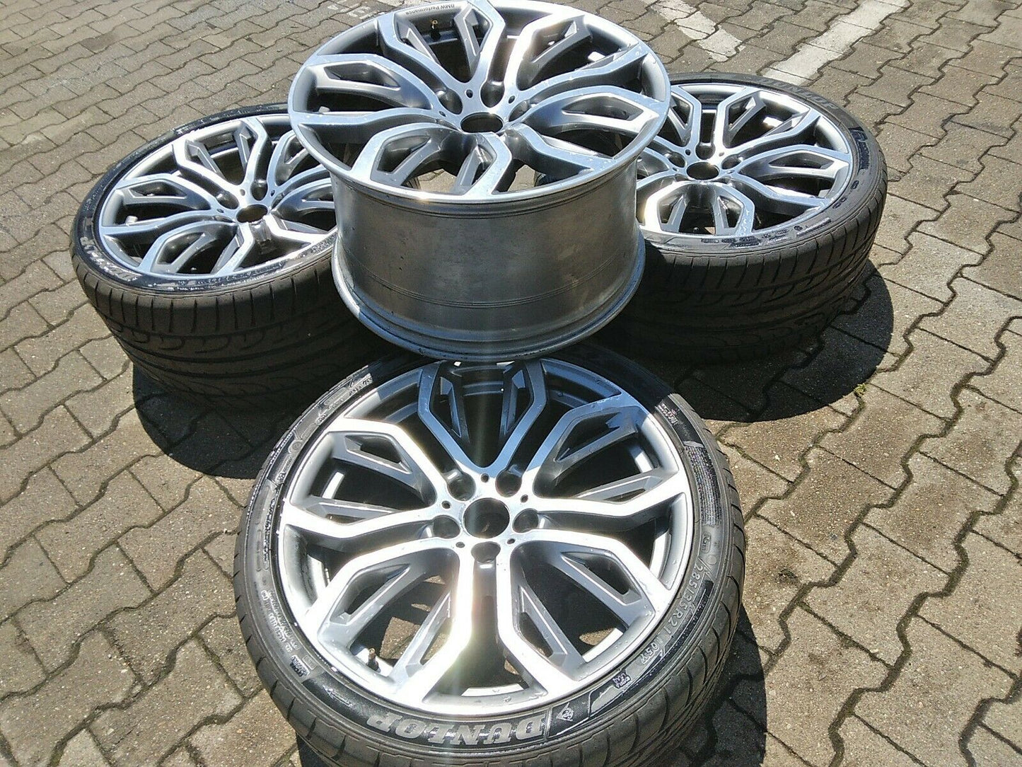 ORIGIN. BMW X5 F15 E70 M Y SPEICHE 375 Alufelgen DUNLOP SOMMERREIFEN 21 ZOLL RSC