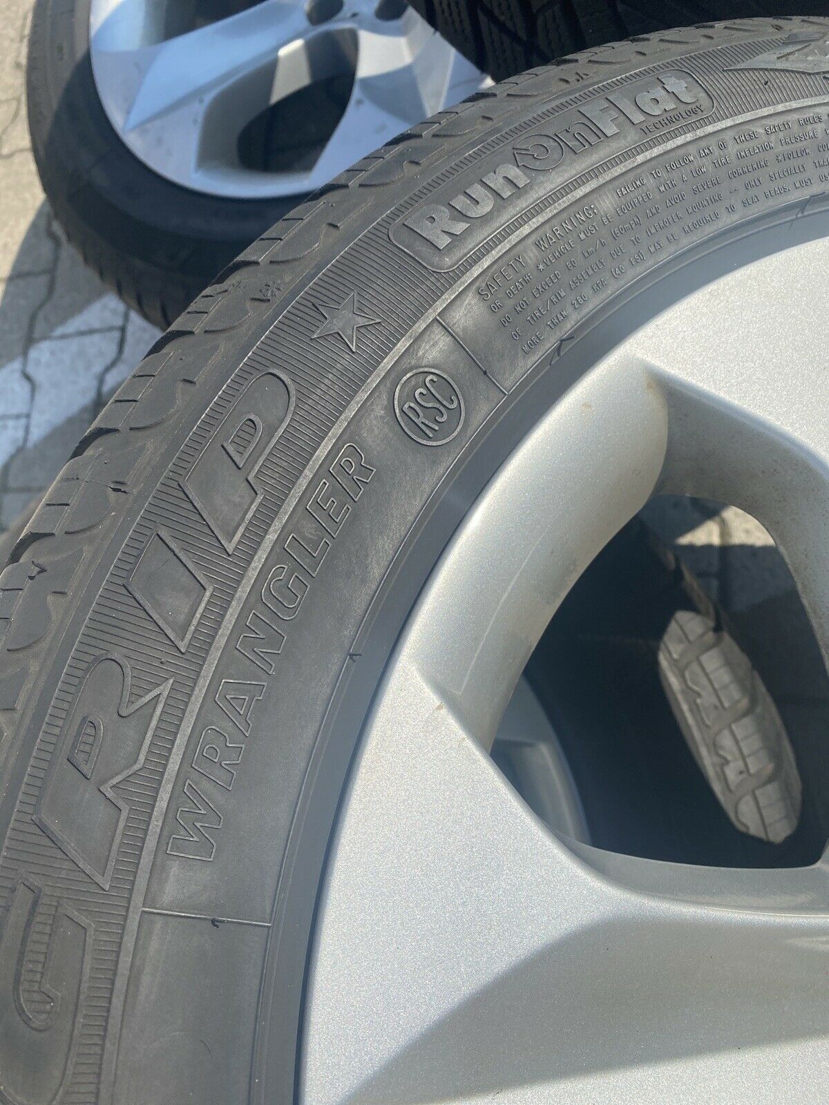 BMW X6 E71 ALUFELGEN STYLING 232 GOODYEAR 255 50 R19 107V RSC WINTERREIFEN 7mm