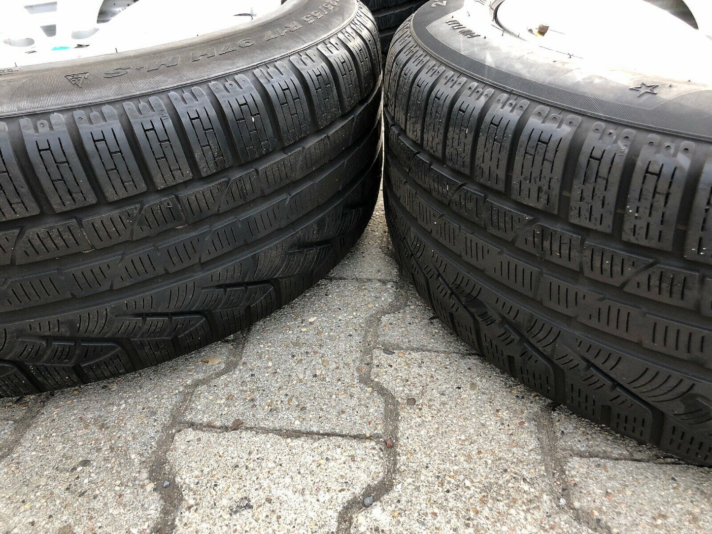 BMW F10 F11 F06 F12 V Speiche 236 Alufelgen Winterreifen 225 55 R17 97H PIRELLI