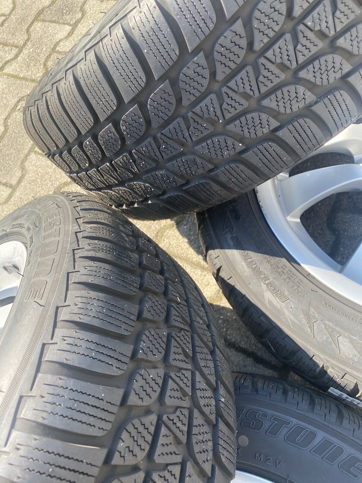 BMW E90 E91 Alufelgen Style 154 Winterreifen RSC 205 55 R16 91H Bridgest 6775593
