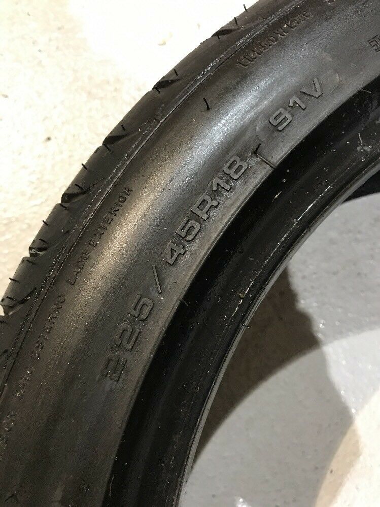4 BMW F30 F31 X1 Sommerreifen 225 45 R18 91V Goodyear Efficient Grip Runflat RSC