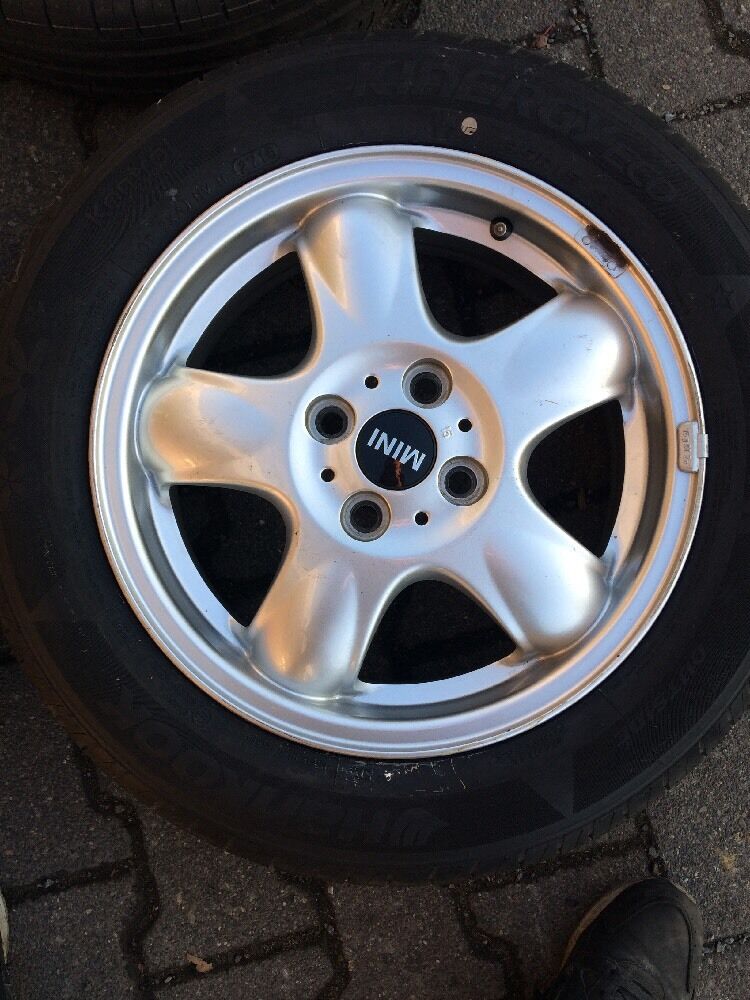 MINI COOPER R56 R50 Alufelgen 5 Star NEUE SOMMERREIFEN 175 65 R15 84H TN 6768498