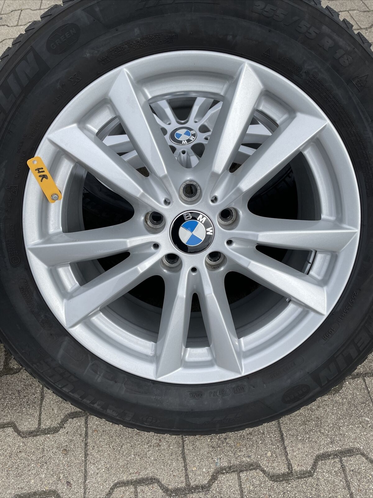 BMW X5 F15 ALUFELGEN STYLE 446 MICHELIN WINTERREIFEN 255 55 R18 109H RDC 6853952