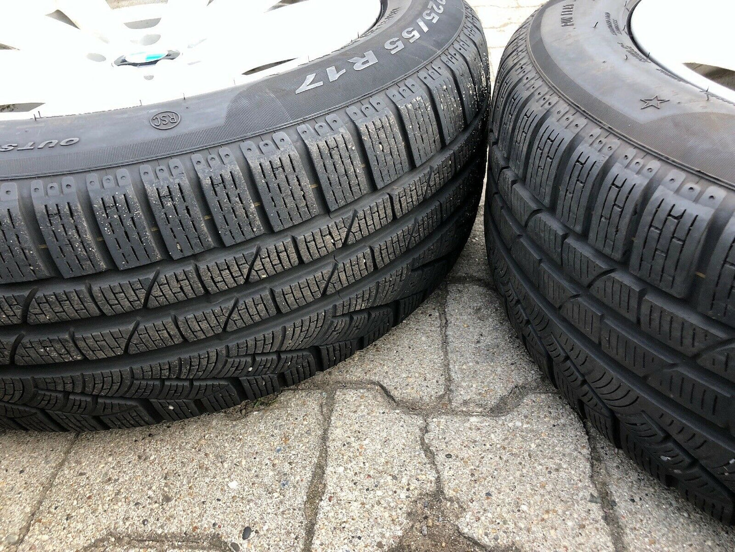 BMW F10 F11 F06 F12 V Speiche 236 Alufelgen Winterreifen 225 55 R17 97H PIRELLI