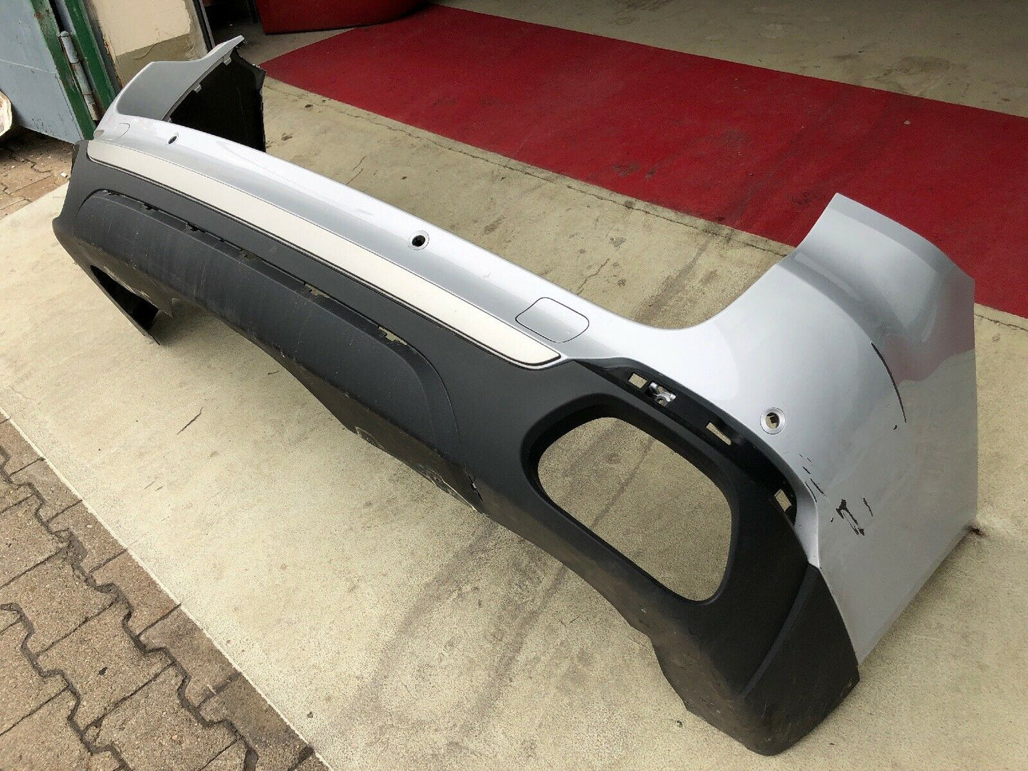 ORIGINAL BMW X5 F15 Stoßstange 5.0 PDC hinten 7294392 Spoiler 7294755