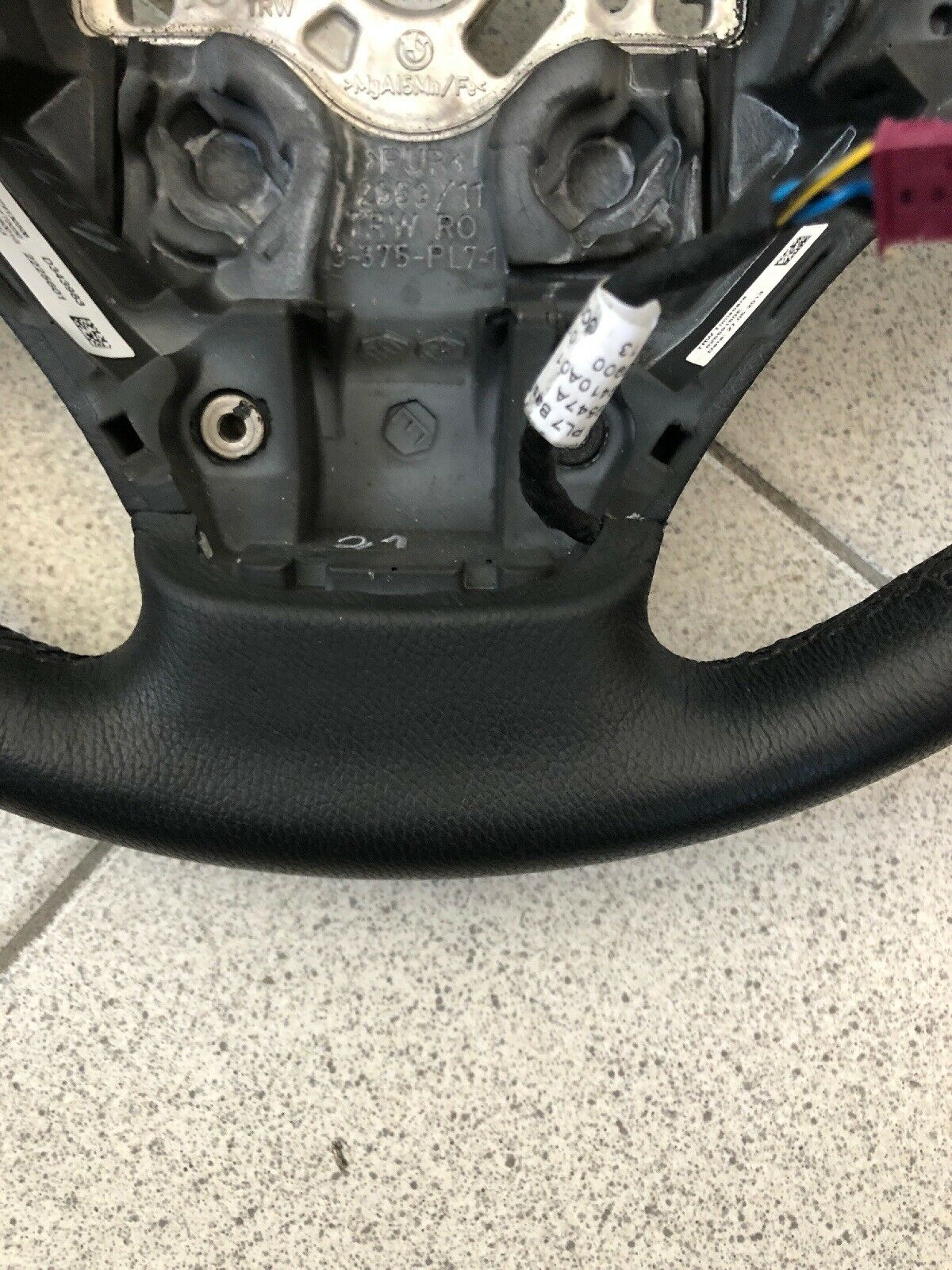 ORIGINAL BMW F20 F21 F30 F31 Leder Lenkrad MIT LENKRADHEIZUNG WIE NEU 6854754