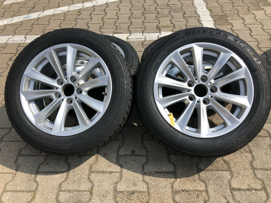 BMW F10 F11 V Speiche 236 Alufelgen RSC BRIDGESTONE WINTERREIFEN 225 55 R17 97H