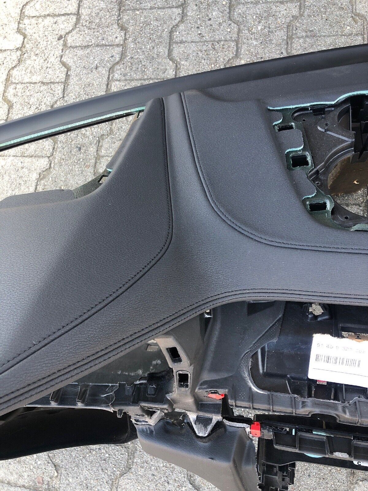 BMW X6 F16 LEDER Armaturenbrett SCHWARZ mit HEAD UP 9323565 INDIVIDUAL
