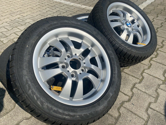 BMW E90 E91 Alufelgen Style 154 Winterreifen RSC 205 55 R16 91H Bridgest 6775593