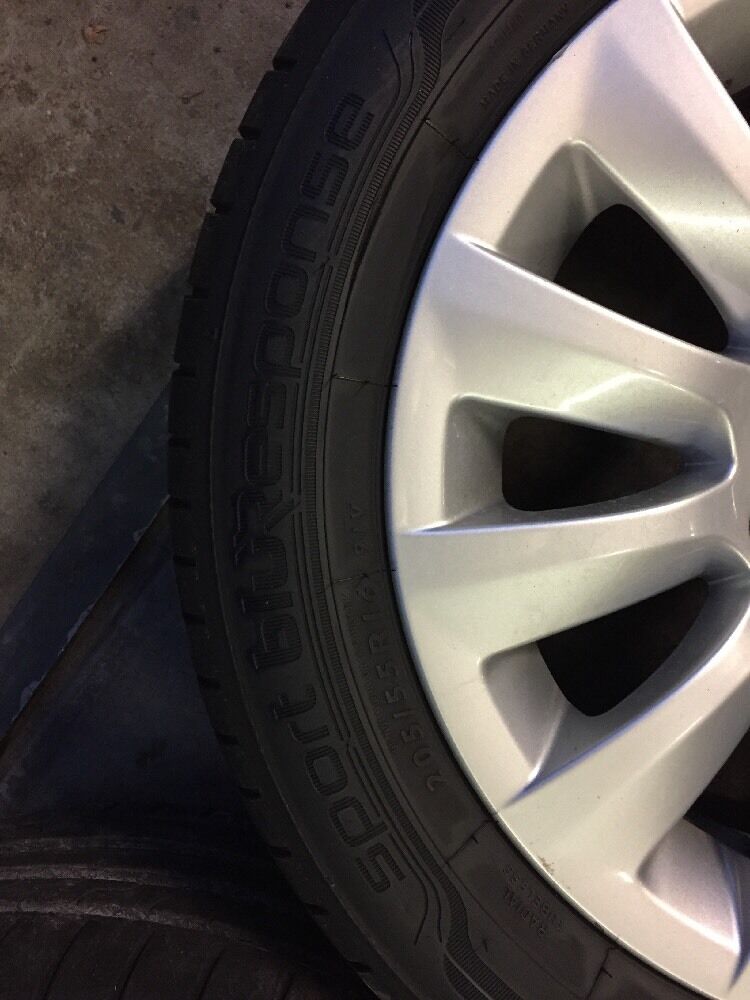 BMW E90 E91 LCI Alufelgen Styling 282 DUNLOP 205 55 R16 91V 6783628 SOMMERREIFEN