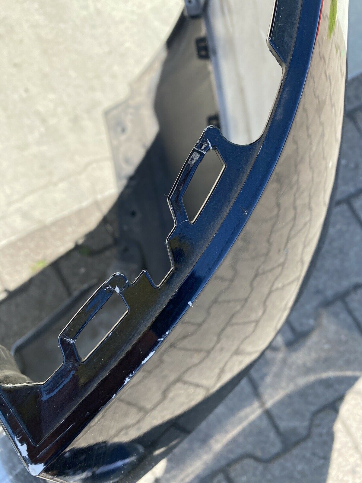 ORIGINAL BMW X1 E84 LCI FACELIFT Stoßstange Hinten PDC Löcher