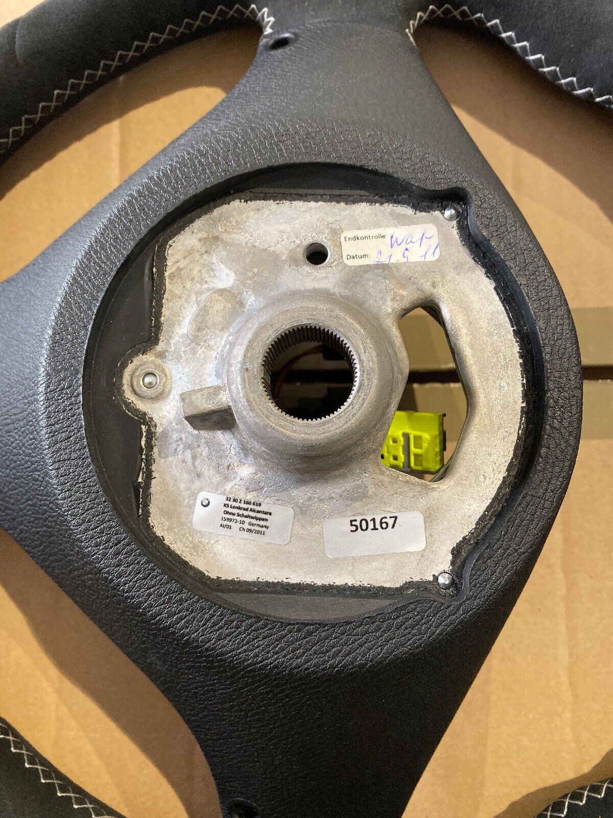 NEU ORIGINAL BMW PERFORMANCE X5 E70 ALCANTARA Leder Lenkrad 2166619 o Schaltwipp