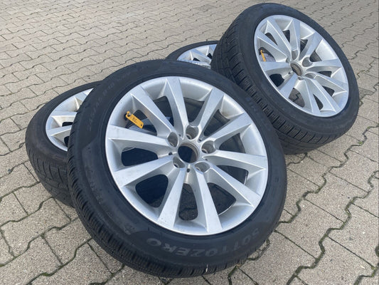 BMW F10 F11 F12 F06 Style 328 Alufelgen WINTERREIFEN 245 45 R18 100V 6790173